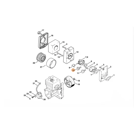 STIHL  Pokrętło 4119 182 9500